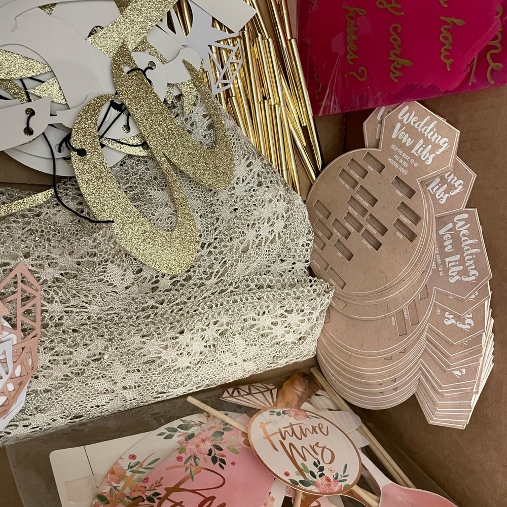 Bridal shower decorations